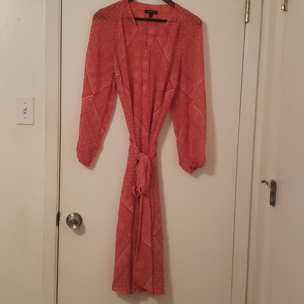 Bandana print duster